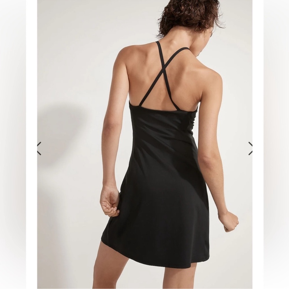 Madewell MWL Size M Black Mini Casual Athletic Dress - Picture 5 of 11